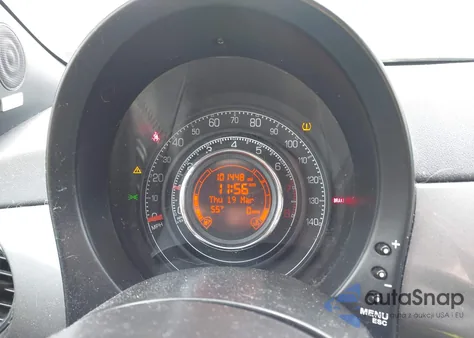 2012 Fiat 500 Sport from USA, damaged, VIN 3C3CFFBR5CT100441